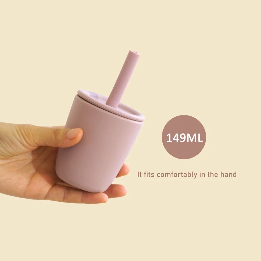 Baby Straw Cup - For Learning Babies