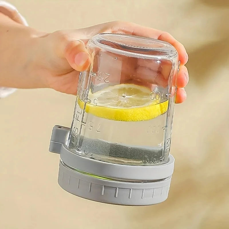 Sealable Snack Container - with Spoon Cup