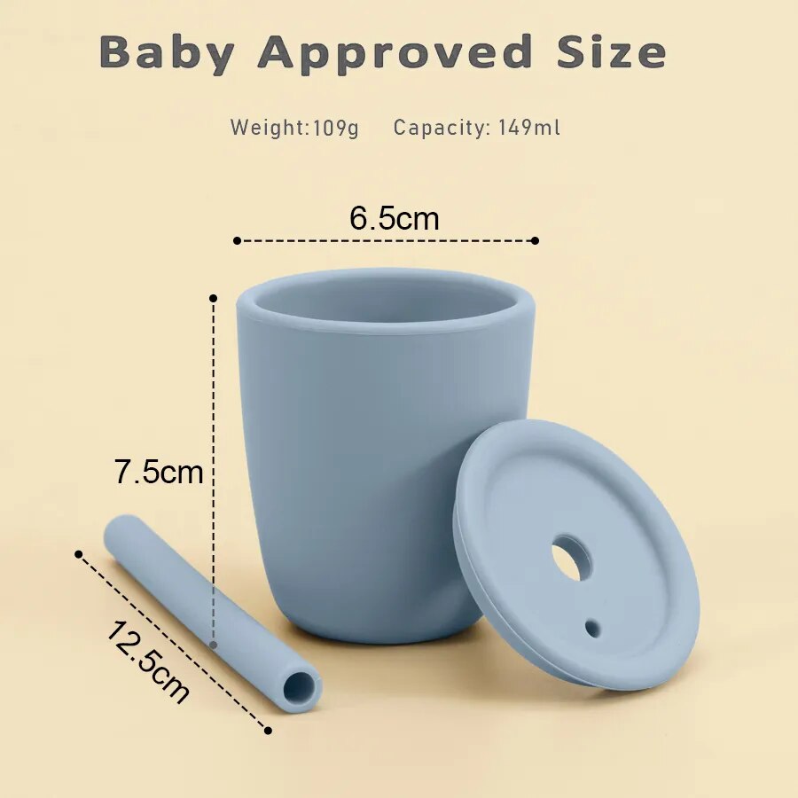 Baby Straw Cup - For Learning Babies